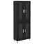 Highboard Sort eg 69,5 x 34 x 180 cm Konstrueret træ