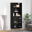 Highboard Sort eg 69,5 x 32,5 x 180 cm Konstrueret træ