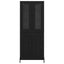 Highboard Sort eg 69,5 x 34 x 180 cm Konstrueret træ
