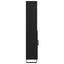 Highboard med skuffe 2 pcs Sort eg Konstrueret træ