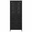 Highboard med skuffe Sort eg 69,5 x 34 x 180 cm Konstrueret træ