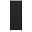 Highboard 2 pcs Sort eg Konstrueret træ