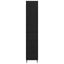 Highboard med skuffe Sort eg 34,5 x 34 x 180 cm Konstrueret træ