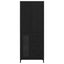 Highboard med skuffe Sort eg 69,5 x 34 x 180 cm Konstrueret træ