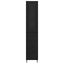 Highboard med skuffe Sort eg 34,5 x 34 x 180 cm Konstrueret træ