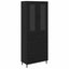Highboard 2 stk. Sort eg 69,5 x 34 x 180 cm Konstrueret træ