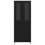 Highboard 2 stk. Sort eg 69,5 x 34 x 180 cm Konstrueret træ