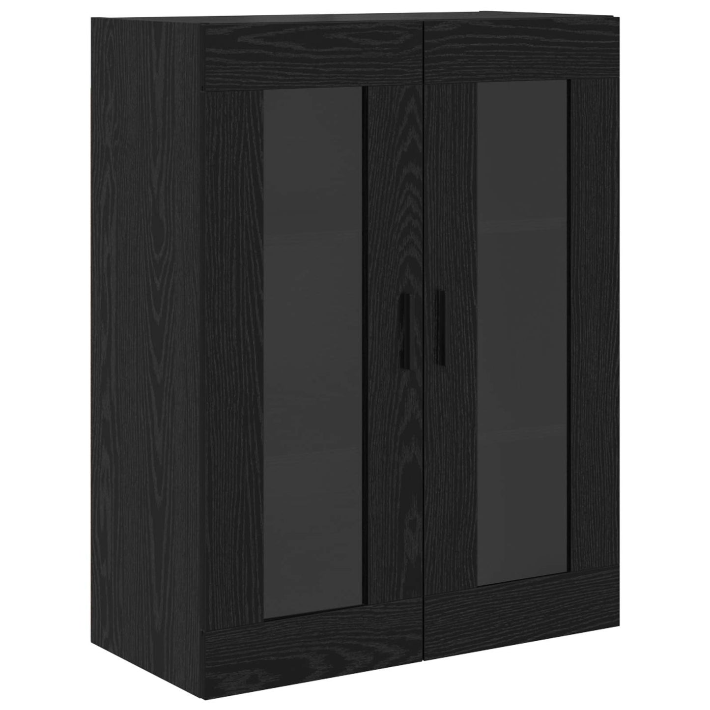 Highboard 2 stk. Sort eg 69,5 x 34 x 180 cm Konstrueret træ