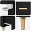 Highboard Sort eg 69,5 x 32,5 x 180 cm Konstrueret træ
