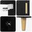 Highboard Sort eg 69,5 x 32,5 x 180 cm Konstrueret træ