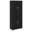 Highboard Sort eg 69,5 x 34 x 180 cm Konstrueret træ