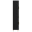 Highboard med skuffe 2 pcs Sort eg Konstrueret træ