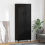 Highboard Sort eg 69,5 x 34 x 180 cm Konstrueret træ