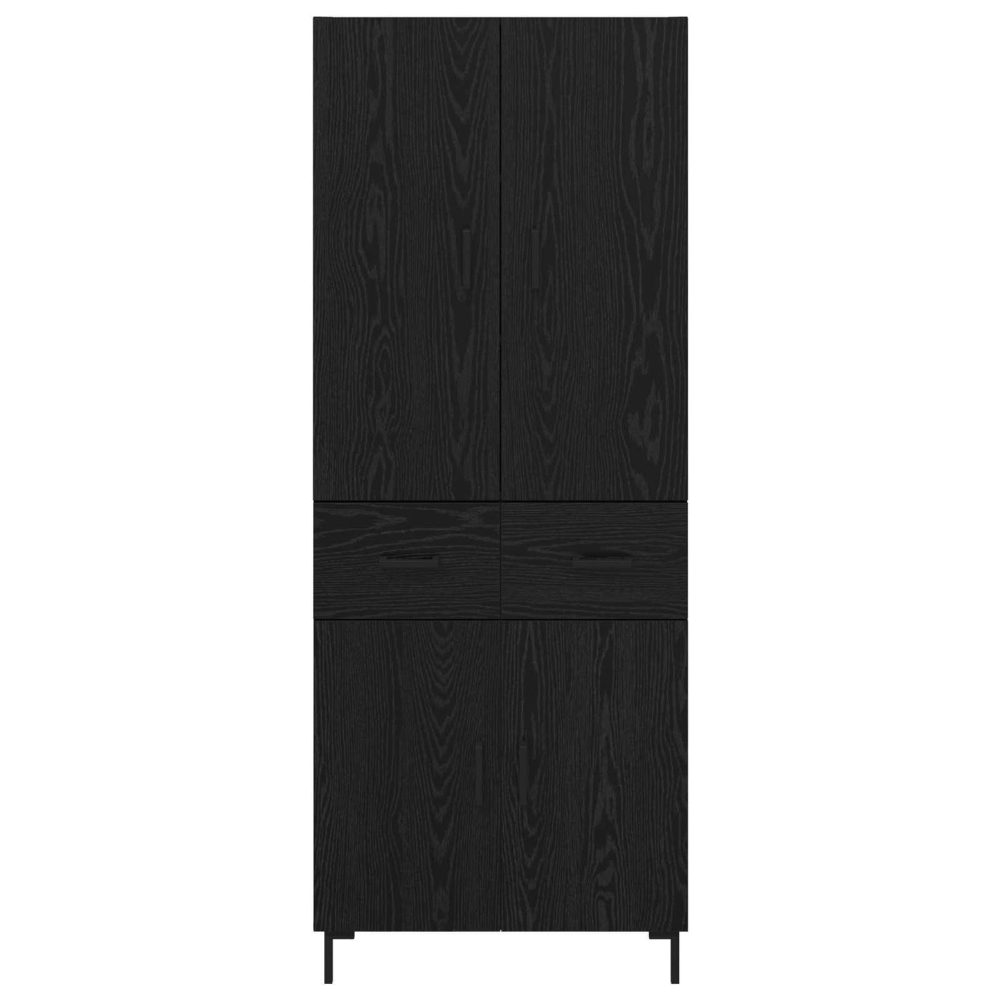 Highboard Sort eg 69,5 x 34 x 180 cm Konstrueret træ