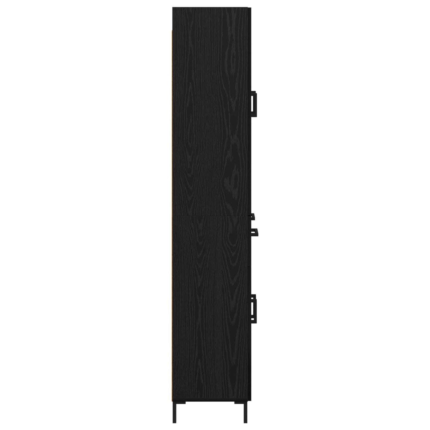 Highboard Sort eg 69,5 x 34 x 180 cm Konstrueret træ