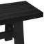 Spisebænk NOAIN 120 x 41 x 45 cm Massivt fyrretræ Sort