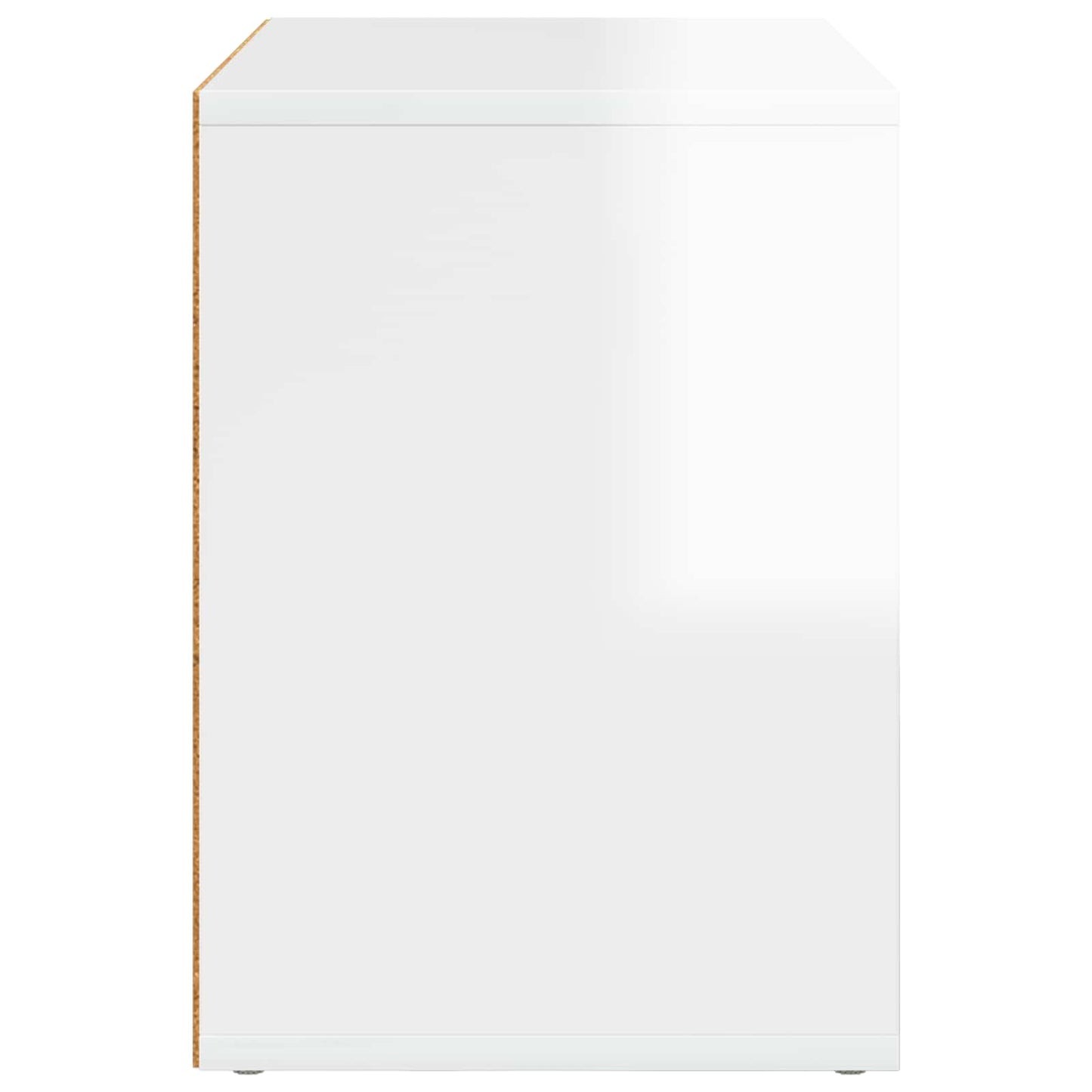 Kat Hus Gloss Hvid 51 x 30 x 42,5 cm Konstrueret træ
