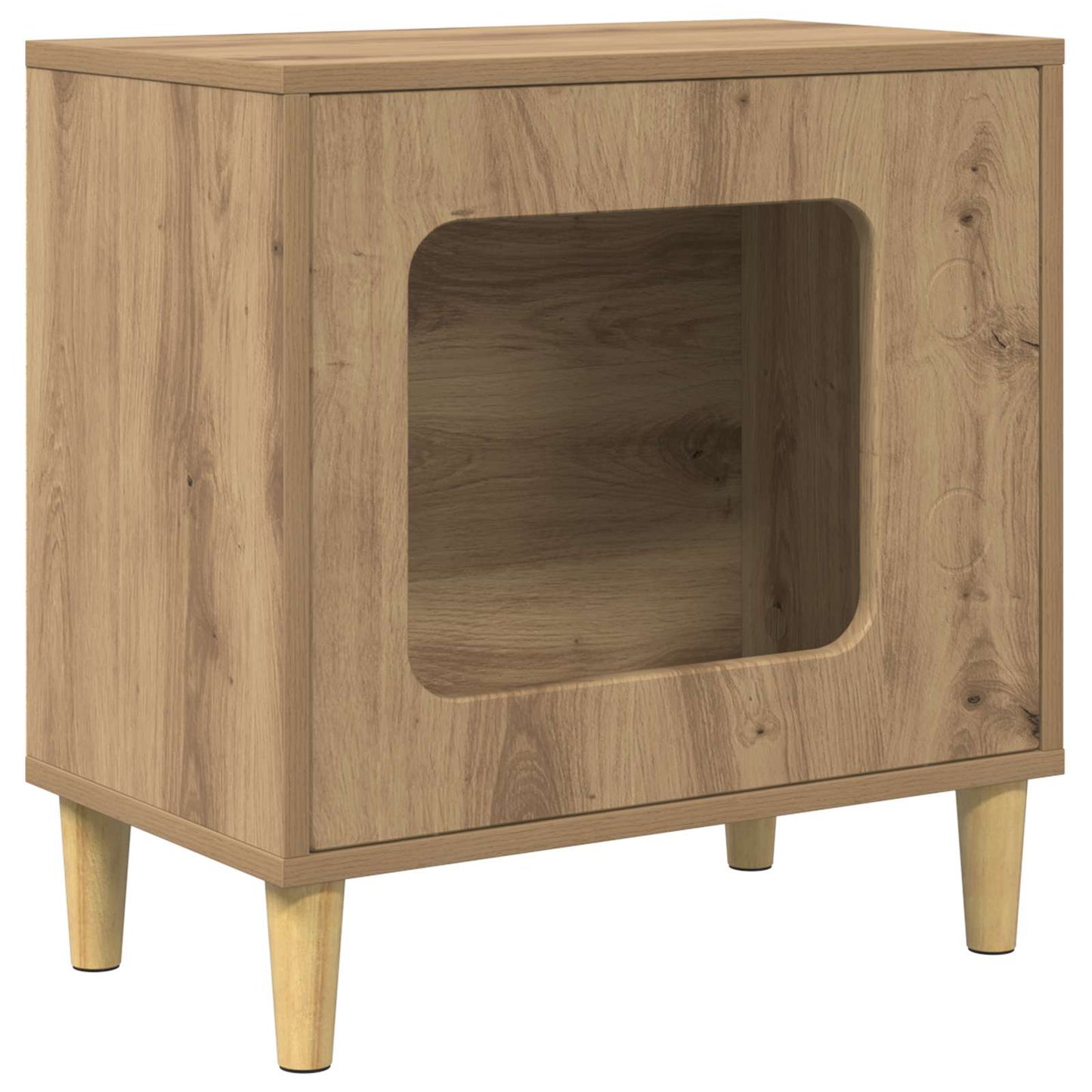Kat Hus Artisan eg 51 x 30 x 52 cm Konstrueret træ
