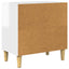 Kat Hus Gloss Hvid 51 x 30 x 52 cm Konstrueret træ