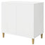 Kat Hus Gloss Hvid 72 x 42.5 x 70 cm Konstrueret træ