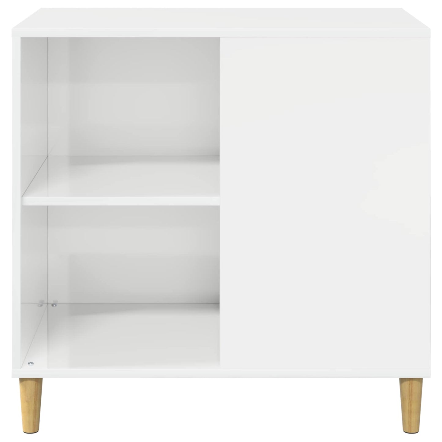 Kat Hus Gloss Hvid 72 x 42.5 x 70 cm Konstrueret træ