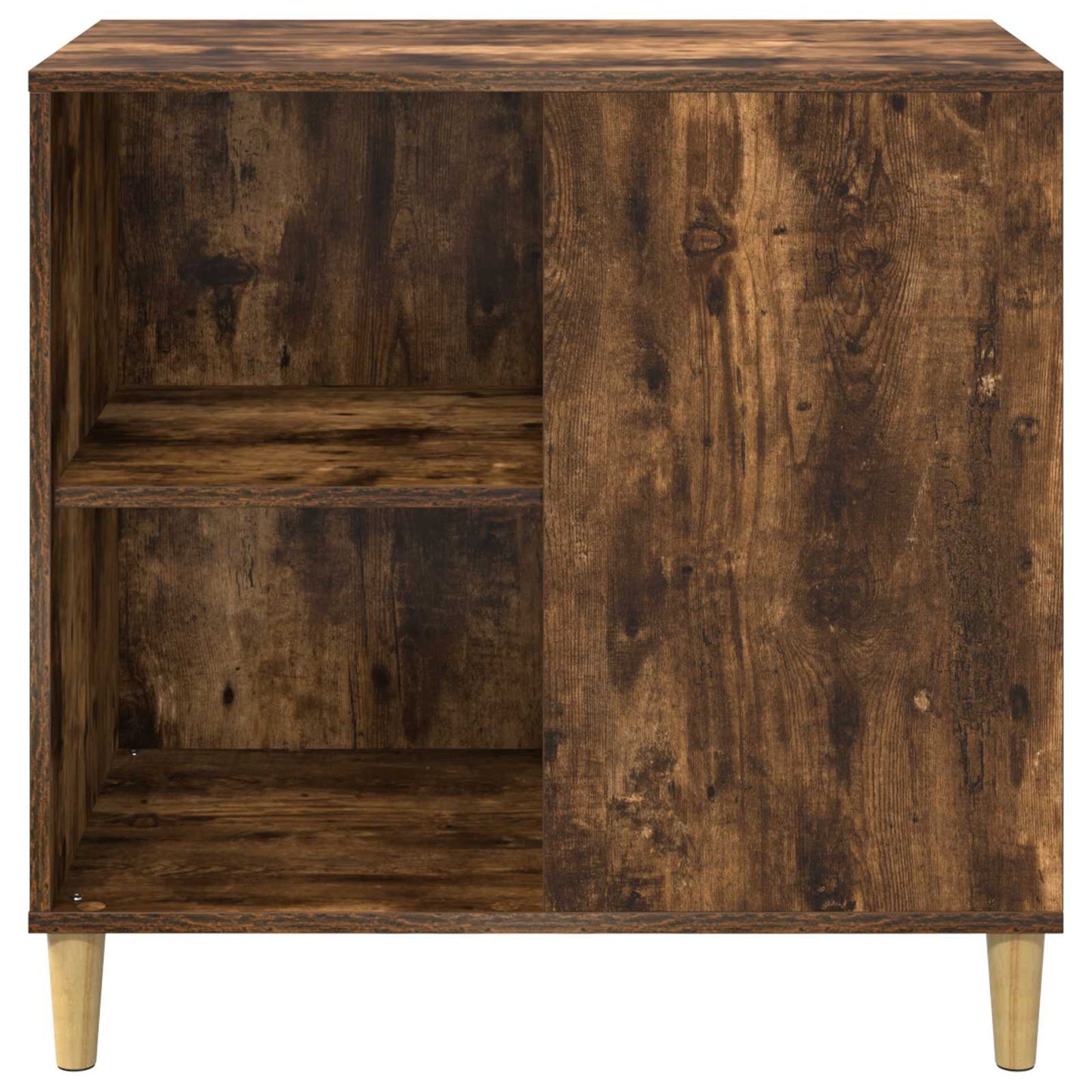 Kat Hus Røget eg 72 x 42.5 x 70 cm Konstrueret træ