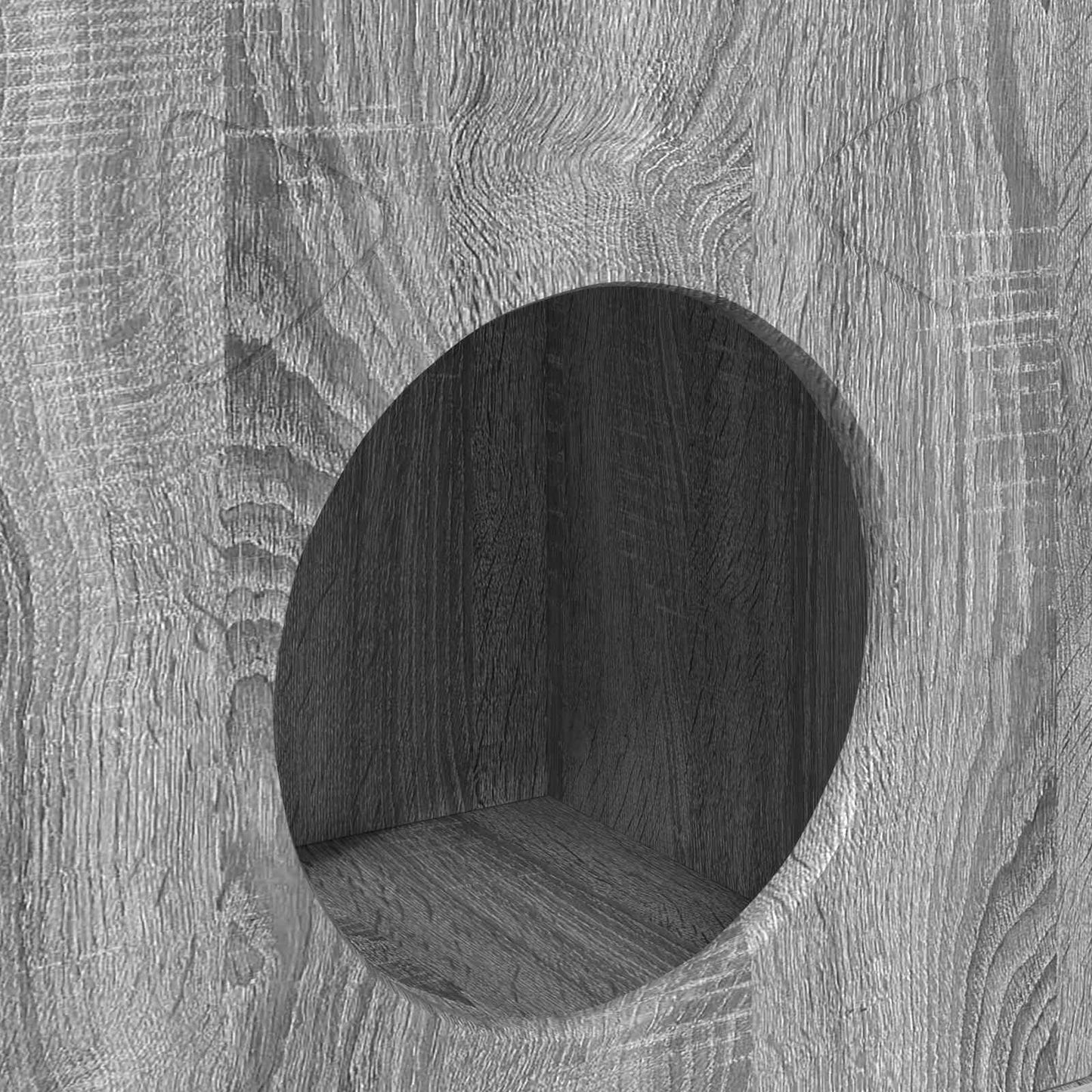 Kat Hus Grå Sonoma 72 x 42.5 x 70 cm Konstrueret træ