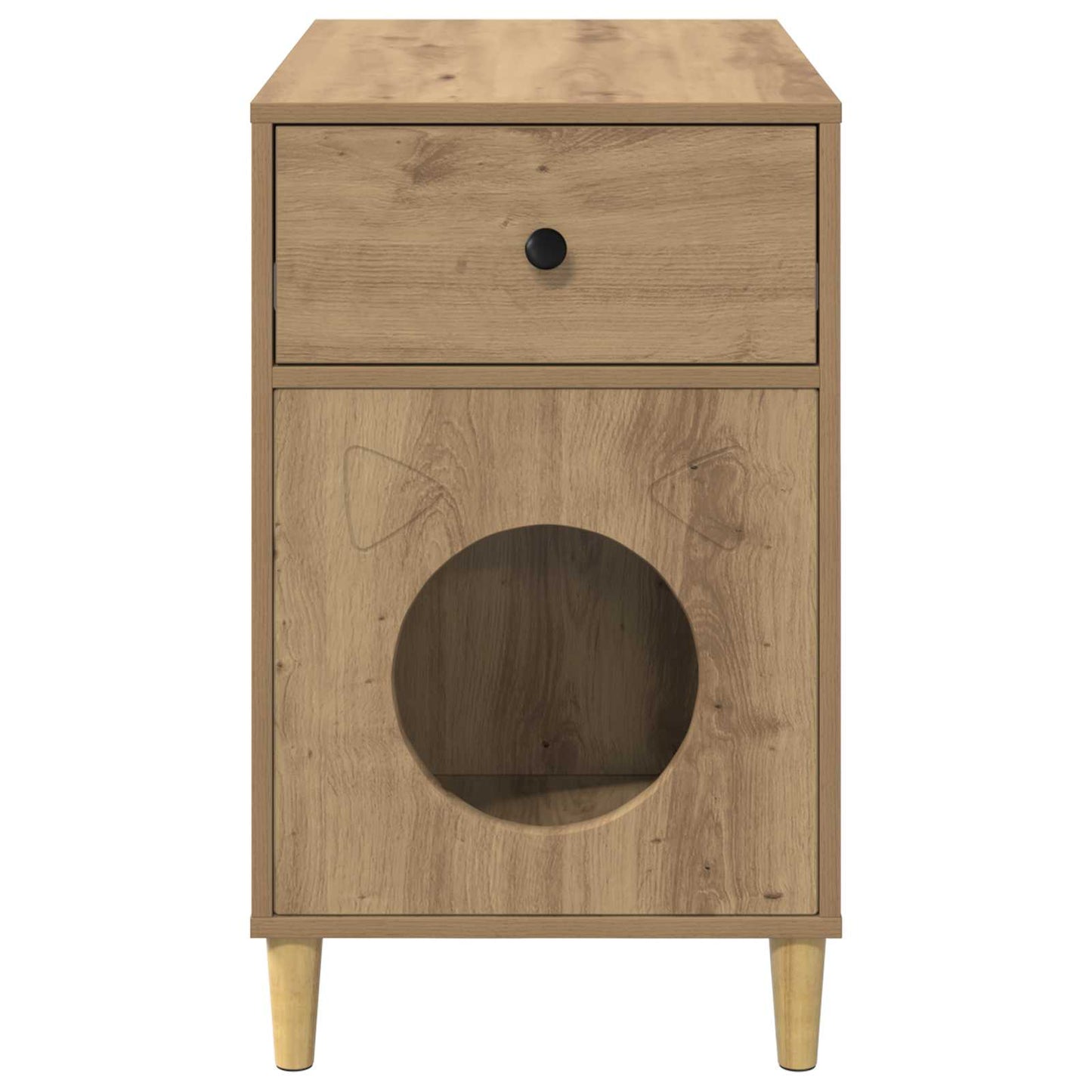 Kat Hus Artisan eg 72 x 42.5 x 70 cm Konstrueret træ