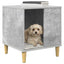 Hundehus Beton 44 x 42 x 49 cm Konstrueret træ