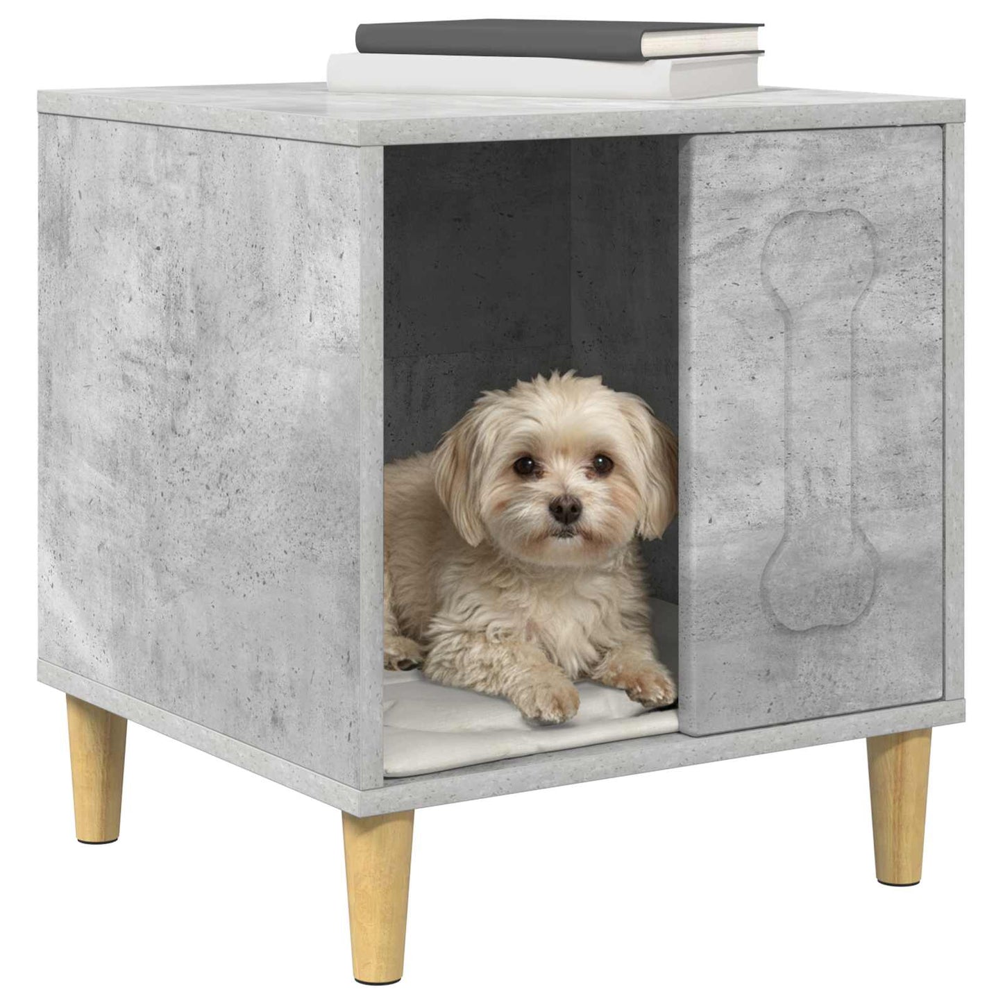 Hundehus Beton 44 x 42 x 49 cm Konstrueret træ