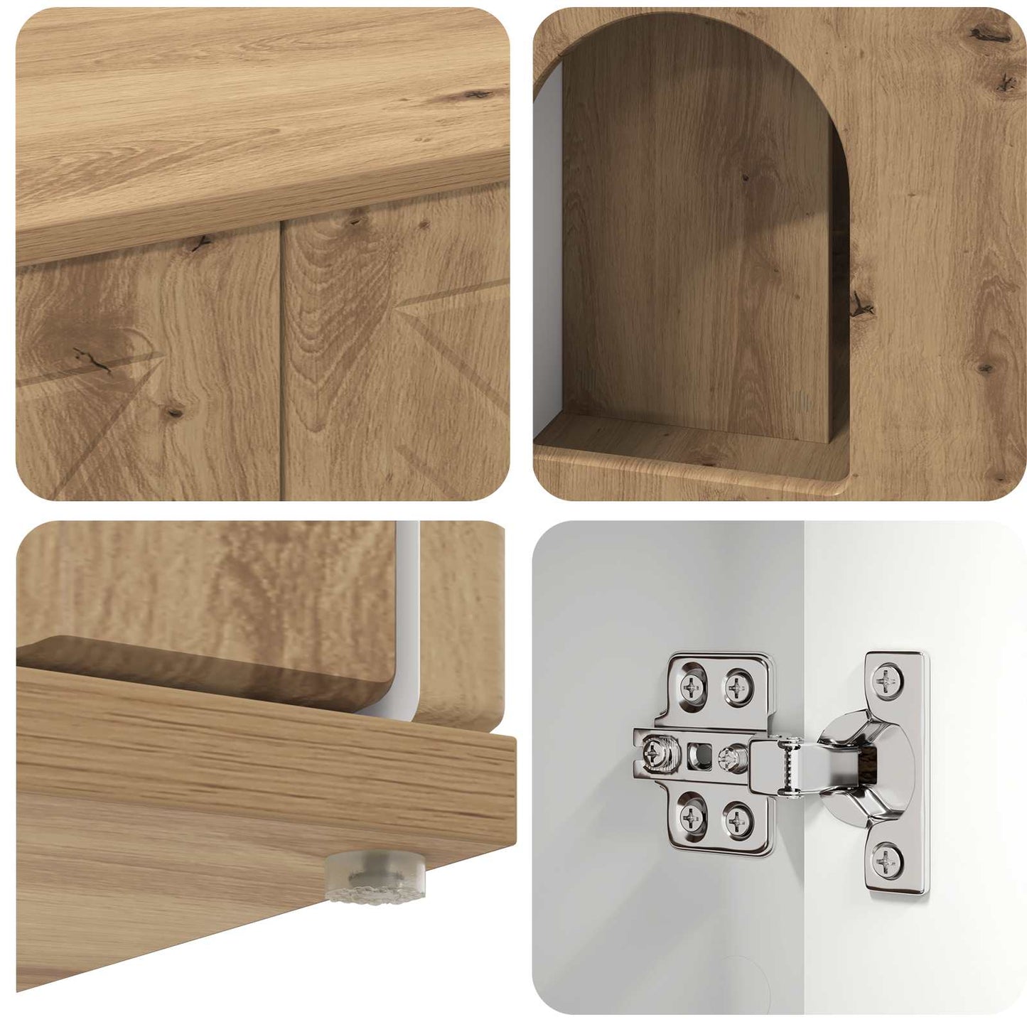 Kat Hus Artisan eg 85 x 55 x 50,5 cm Konstrueret træ