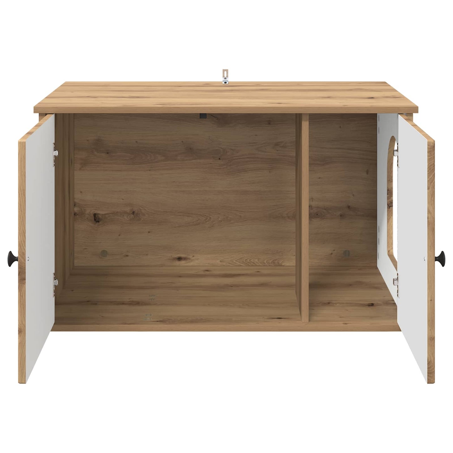 Kat Hus Artisan eg 85 x 55 x 50,5 cm Konstrueret træ