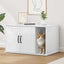 Kat Hus Gloss Hvid 85 x 55 x 50 cm Konstrueret træ