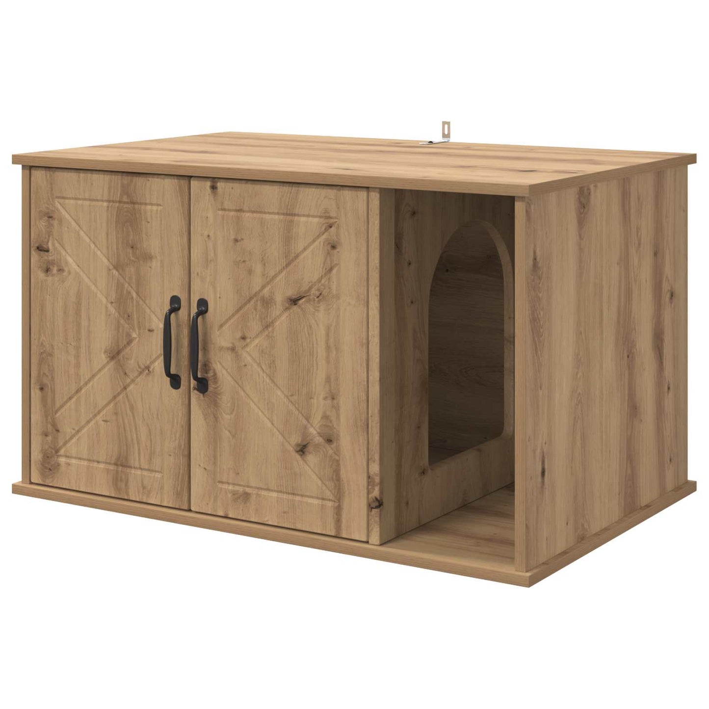 Kat Hus Artisan eg 85 x 55 x 50,5 cm Konstrueret træ