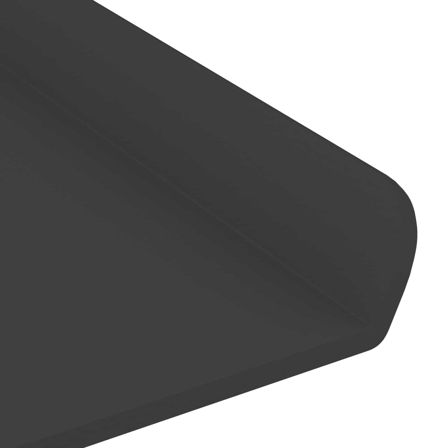 Svævende hylde 4 stk. Sort 30 x 9 x 2,5 cm Stål