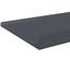 Svævende hylde 2 stk. Antracit 40 x 18 x 2,5 cm Stål