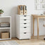 Kabinet 34 x 39 x 61,5 cm Massivt fyrretræ Hvid
