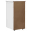 Kabinet 34 x 39 x 61,5 cm Massivt fyrretræ Hvid