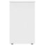 Kabinet 34 x 39 x 61,5 cm Massivt fyrretræ Hvid