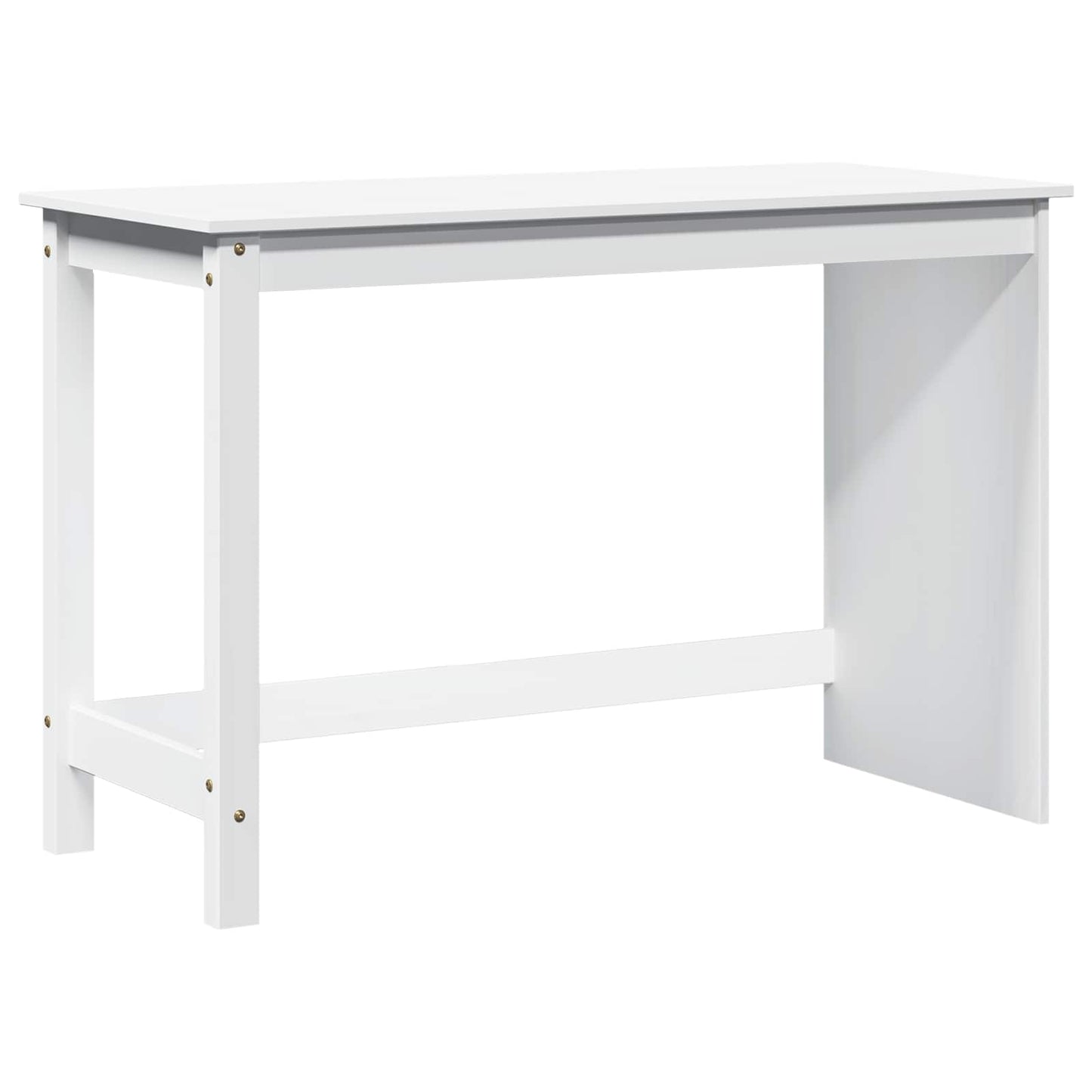 Bord Hvid 112 x 50 x 75 cm Massivt fyrretræ
