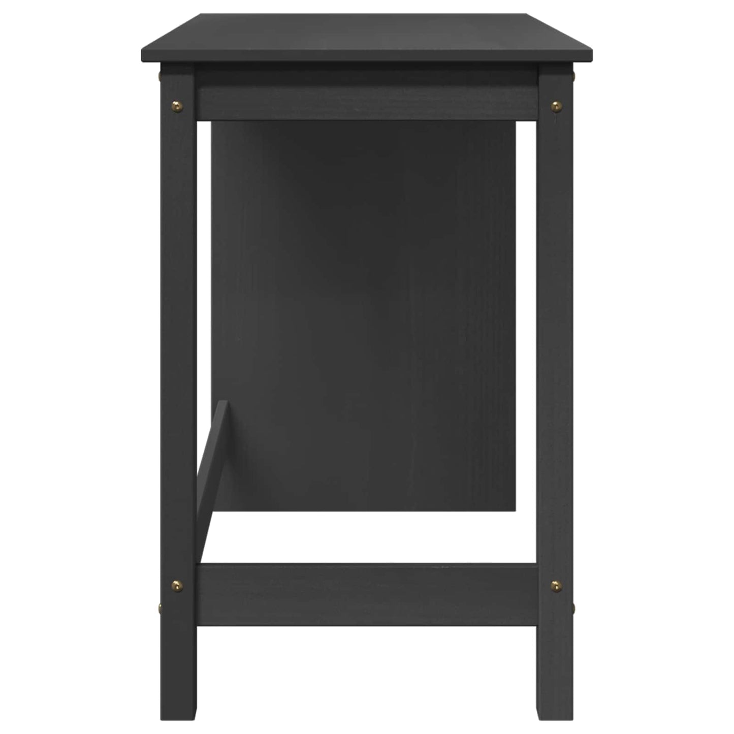 Bord Grå 112 x 50 x 75 cm Massivt fyrretræ