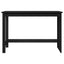 Bord Sort 112 x 50 x 75 cm Massivt fyrretræ