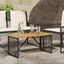 Udendørs Bord Sort og Brunt 80 x 40 x 40 cm polyrattan
