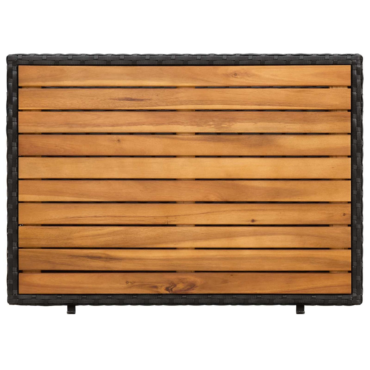 Kabinet med hylde Sort 70 x 50 x 87 cm Polyester og Roly Rattan