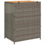Kabinet med hylde Grå 70 x 50 x 87 cm Polyester og Roly Rattan