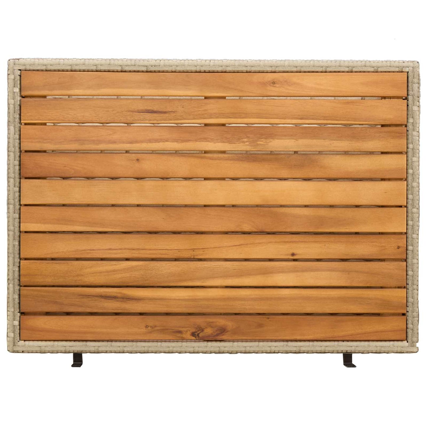 Kabinet med dør Beige 70 x 50 x 87 cm Polyester og Roly Rattan