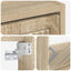 Vægmonteret Skoskab EDE 71 x 17 x 43 cm Konstrueret træ