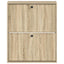 Vægmonteret Skoskab EDE 71 x 17 x 86 cm Konstrueret træ
