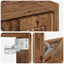 Vægmonteret Skoskab EDE 71 x 17 x 86 cm Konstrueret træ