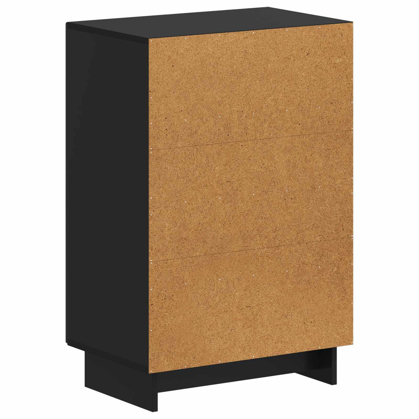 Sko skab EDE 59,5 x 39,5 x 90 cm Konstrueret træ Sort